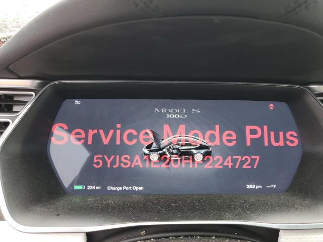 5YJSA1E20HF224727 - 2017 TESLA MODEL S 黑色 照片 9