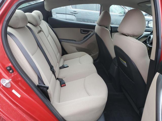 KMHDH4AE8EU151014 - 2014 HYUNDAI ELANTRA SE RED photo 10