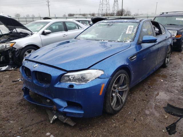 WBSFV9C59DD095785 - 2013 BMW M5 BLUE photo 1