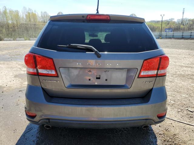 3C4PDCDG6DT569634 - 2013 DODGE JOURNEY CREW GRAY photo 6