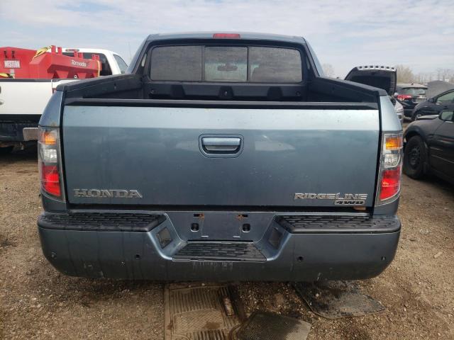 2HJYK16536H532719 - 2006 HONDA RIDGELINE RTL BLUE photo 6