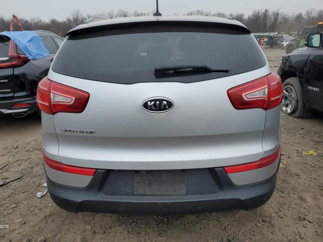 KNDPBCA28B7094228 - 2011 KIA SPORTAGE LX GRAY photo 6