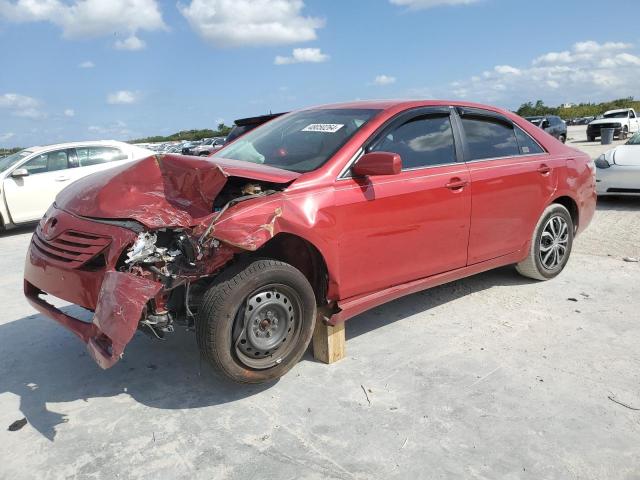 4T1BE46K99U280450 - 2009 TOYOTA CAMRY BASE RED photo 1