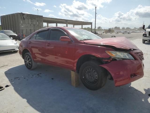 4T1BE46K99U280450 - 2009 TOYOTA CAMRY BASE RED photo 4