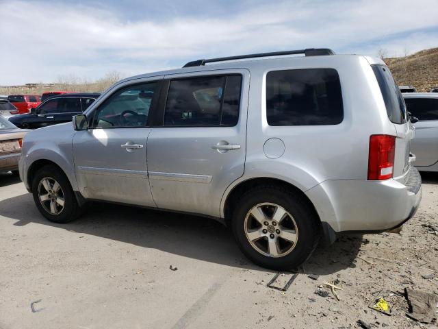 5FNYF4H57BB007184 - 2011 HONDA PILOT EXL SILVER photo 2