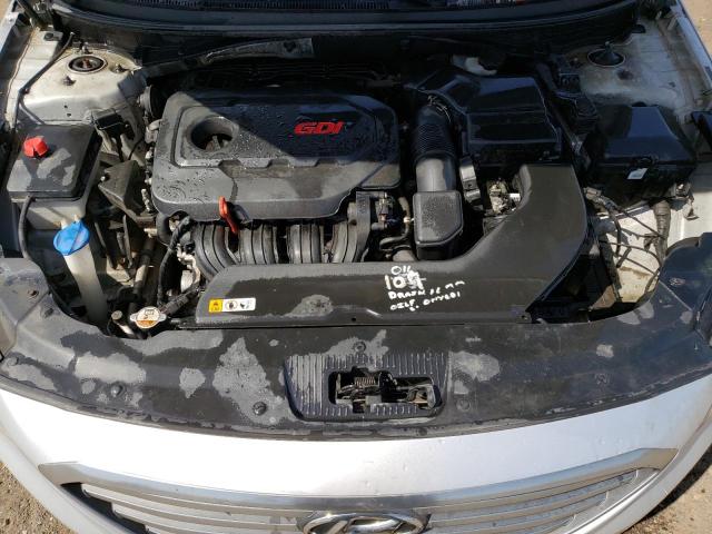 5NPE24AF1GH411723 - 2016 HYUNDAI SONATA SE SILVER photo 11