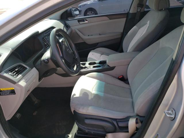 5NPE24AF1GH411723 - 2016 HYUNDAI SONATA SE SILVER photo 7