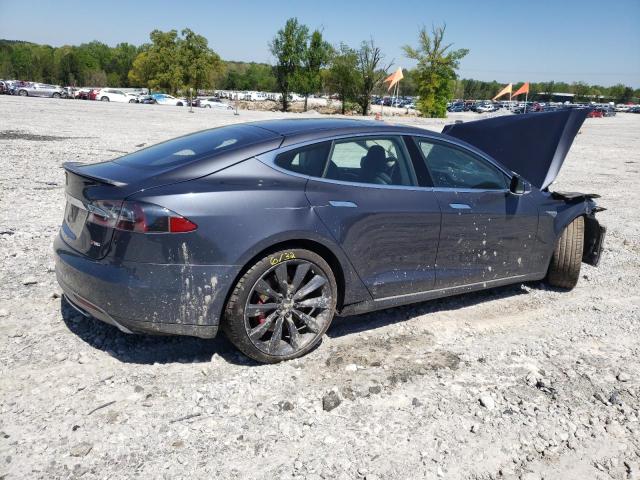 5YJSA1H10EFP45946 - 2014 TESLA MODEL S Grafit foto 3
