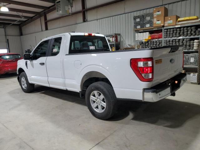 1FTEX1EP1MKF10106 - 2021 FORD F150 SUPER CAB WHITE photo 2