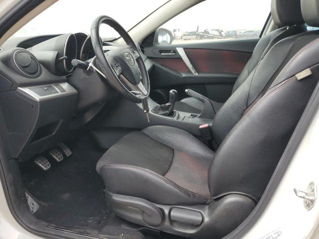 JM1BL1L41D1752665 - 2013 MAZDA SPEED 3 WHITE photo 7