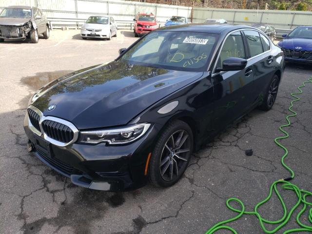 3MW5R7J04M8C11505 - 2021 BMW 330XI Negro foto 1