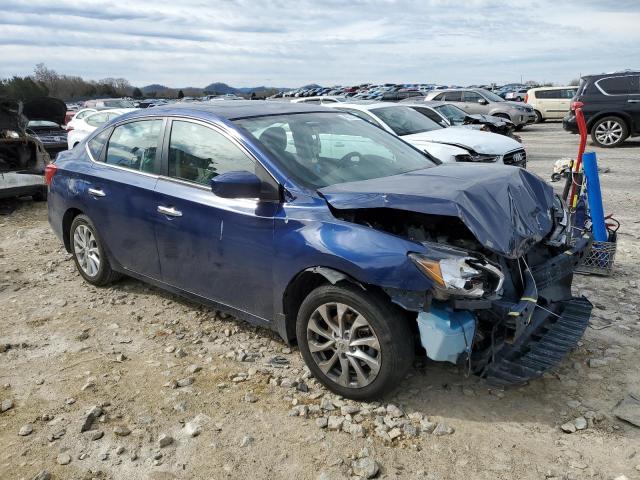 3N1AB7AP9HY244091 - 2017 NISSAN SENTRA S BLUE photo 4