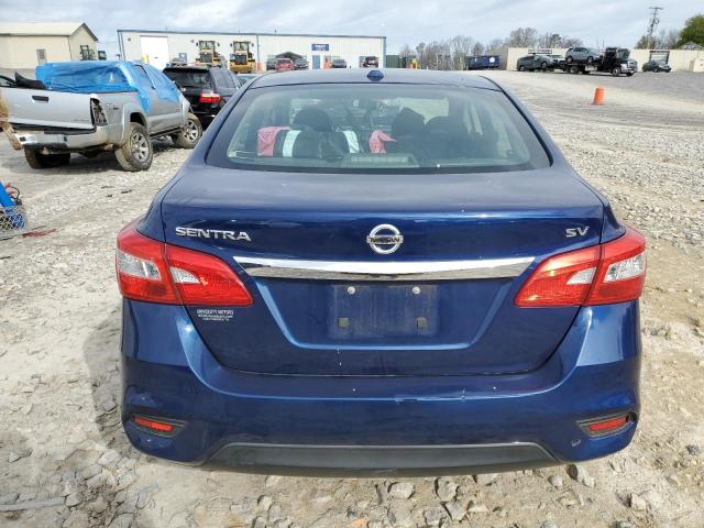 3N1AB7AP9HY244091 - 2017 NISSAN SENTRA S BLUE photo 6