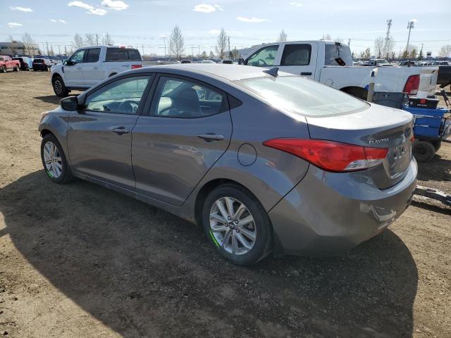 5NPDH4AE3DH156151 - 2013 HYUNDAI ELANTRA GLS GRAY photo 2