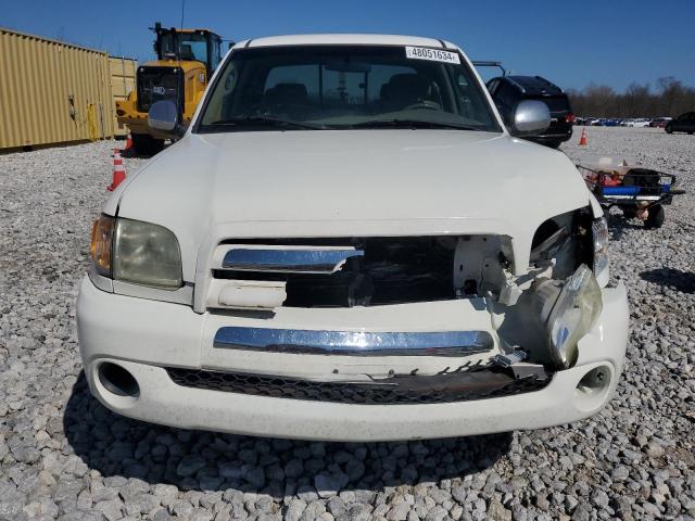5TBBT44143S428125 - 2003 TOYOTA TUNDRA ACCESS CAB SR5 WHITE photo 5