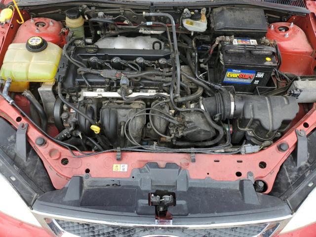 1FAFP34N75W252058 - 2005 FORD FOCUS ZX4 RED photo 11