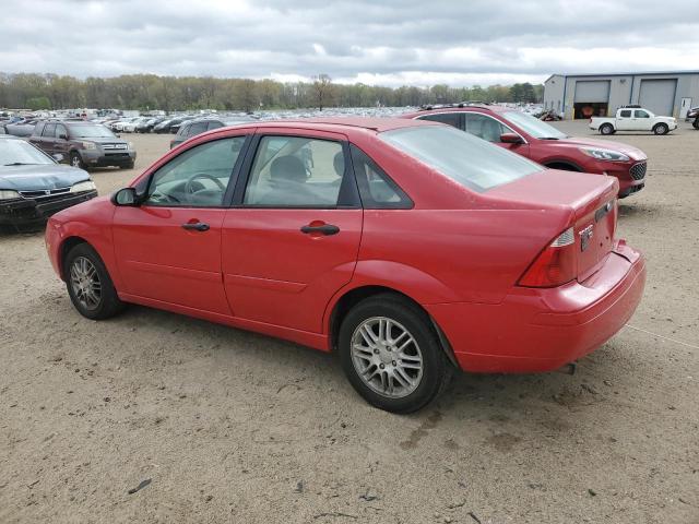 1FAFP34N75W252058 - 2005 FORD FOCUS ZX4 RED photo 2