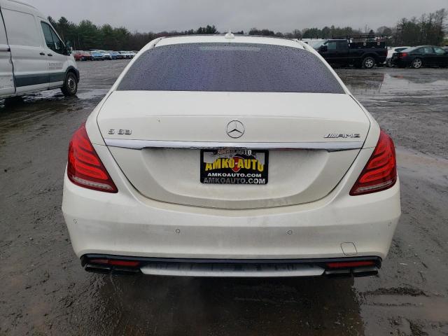 WDDUG7JB8FA137511 - 2015 MERCEDES-BENZ S 63 AMG WHITE photo 6