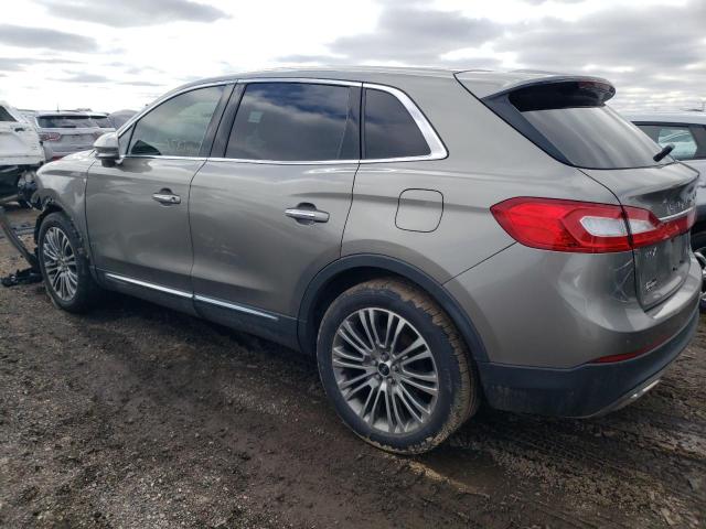 2LMTJ8LR9GBL51971 - 2016 LINCOLN MKX RESERVE 银色 照片 2