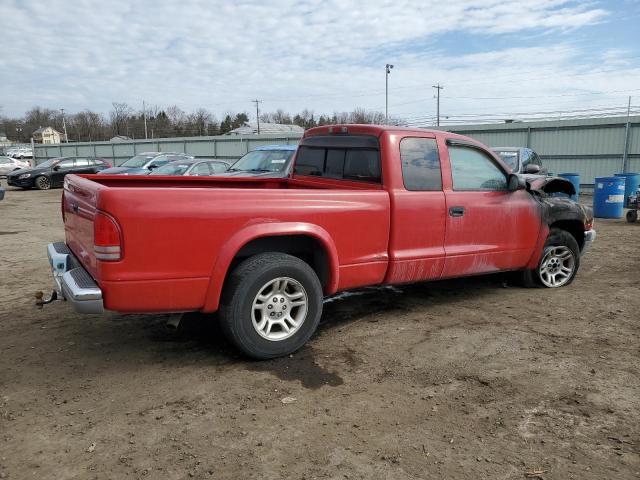 1D7HL42X93S273156 - 2003 DODGE DAKOTA SLT RED photo 3