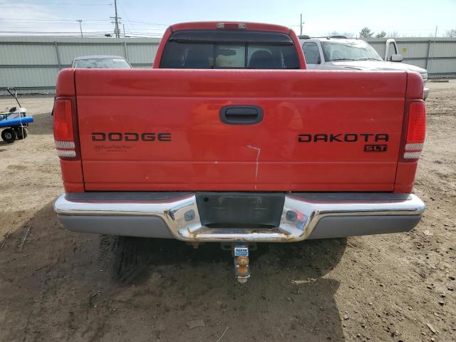 1D7HL42X93S273156 - 2003 DODGE DAKOTA SLT RED photo 6