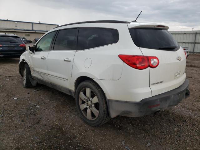 1GNEV33D19S108059 - 2009 CHEVROLET TRAVERSE LTZ WHITE photo 2