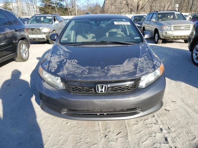 2HGFB2F58CH308098 - 2012 HONDA CIVIC LX GRAY photo 5