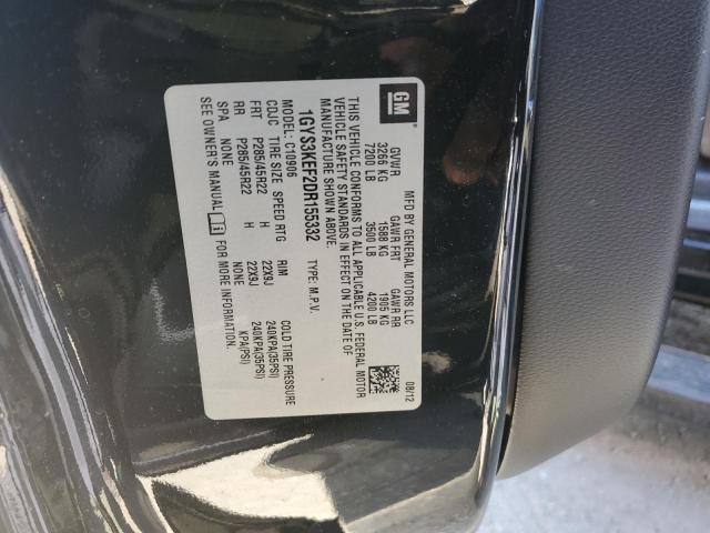 1GYS3KEF2DR155332 - 2013 CADILLAC ESCALADE ESV PLATINUM შავი ფოტო 13