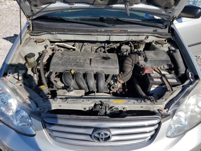 2T1BR32EX4C218614 - 2004 TOYOTA COROLLA CE SILVER photo 11