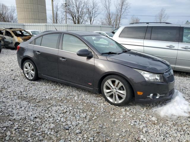 1G1PG5SB9E7406355 - 2014 CHEVROLET CRUZE LTZ CHARCOAL photo 4