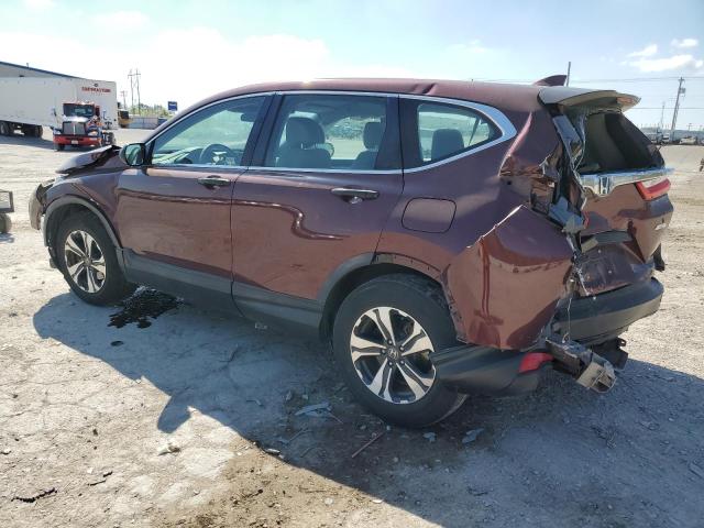 5J6RW5H39KL001418 - 2019 HONDA CR-V LX BURGUNDY photo 2