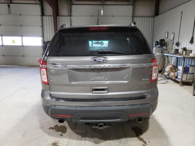 1FM5K8D81DGB17495 - 2013 FORD EXPLORER XLT GRAY photo 6