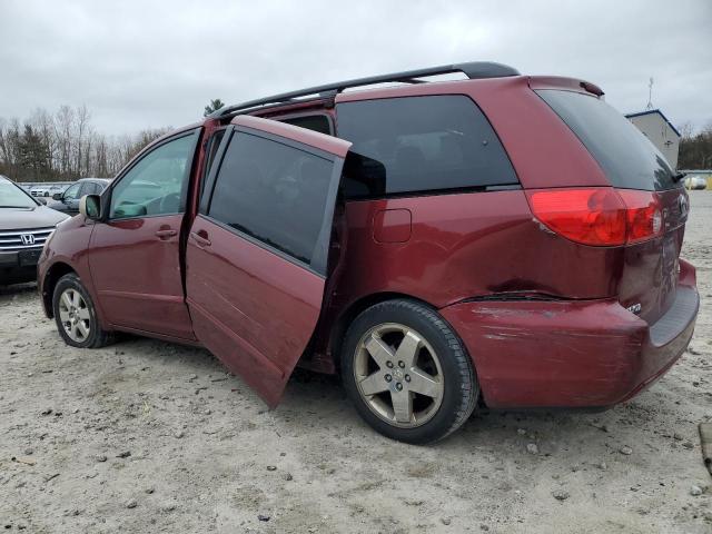 5TDZK23CX7S000503 - 2007 TOYOTA SIENNA CE RED photo 2