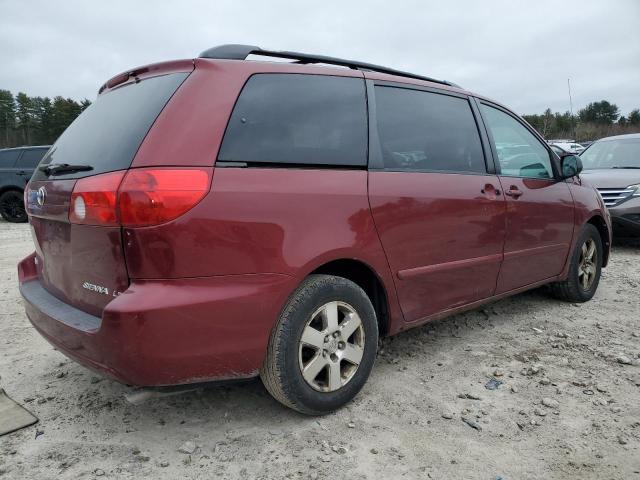 5TDZK23CX7S000503 - 2007 TOYOTA SIENNA CE RED photo 3