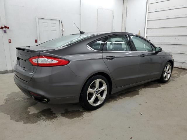 3FA6P0H97ER162777 - 2014 FORD FUSION SE GRAY photo 3