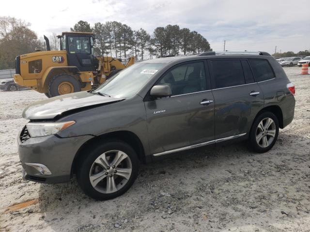 5TDYK3EH5CS053162 - 2012 TOYOTA HIGHLANDER LIMITED GRAY photo 1