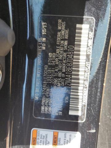 JF1ZNAA18E8704810 - 2014 TOYOTA SCION FR-S BLACK photo 12