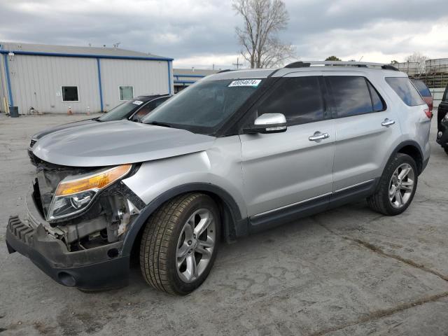 1FM5K8F84EGC01812 - 2014 FORD EXPLORER LIMITED SILVER photo 1