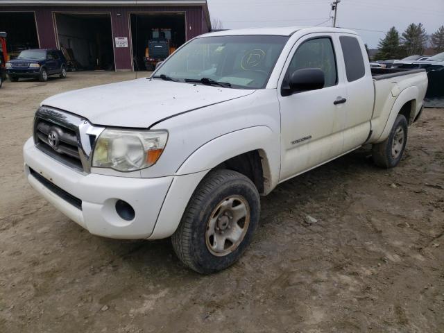 5TEUX42N79Z599716 - 2009 TOYOTA TACOMA ACCESS CAB WHITE photo 1