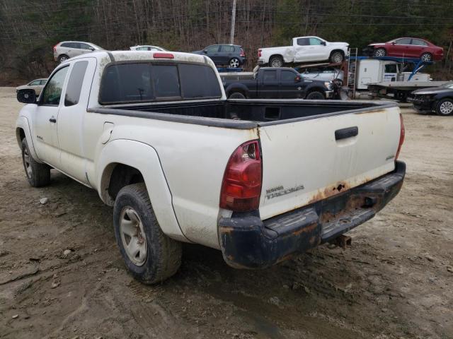 5TEUX42N79Z599716 - 2009 TOYOTA TACOMA ACCESS CAB WHITE photo 2