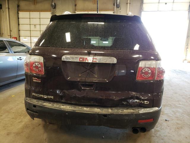 1GKEV33728J119180 - 2008 GMC ACADIA SLT-2 RED photo 6