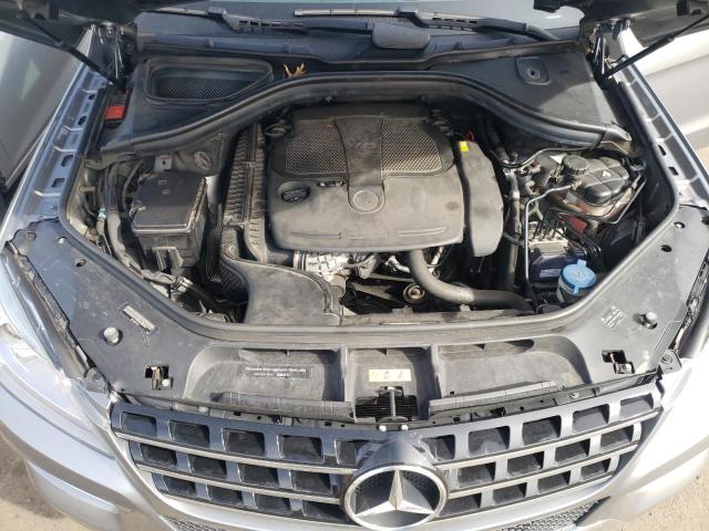4JGDA5HB4FA509508 - 2015 MERCEDES-BENZ ML 350 4MATIC SILVER photo 11