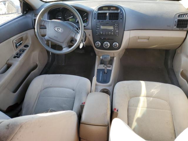 KNAFE222495618618 - 2009 KIA SPECTRA EX BEIGE photo 8