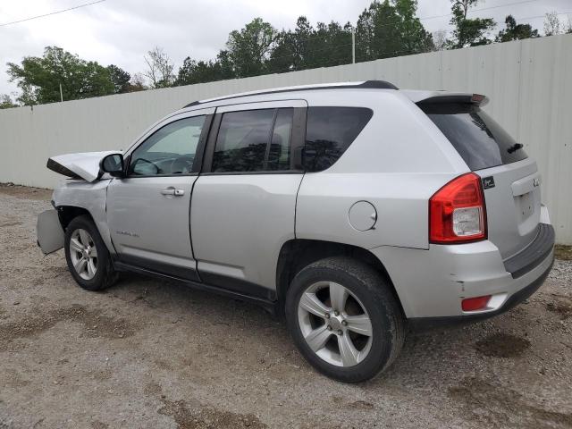 1C4NJCBA7CD520784 - 2012 JEEP COMPASS SPORT SILVER photo 2