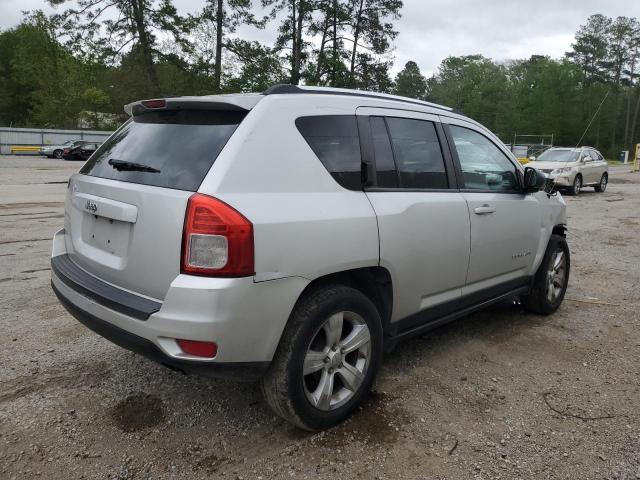 1C4NJCBA7CD520784 - 2012 JEEP COMPASS SPORT SILVER photo 3