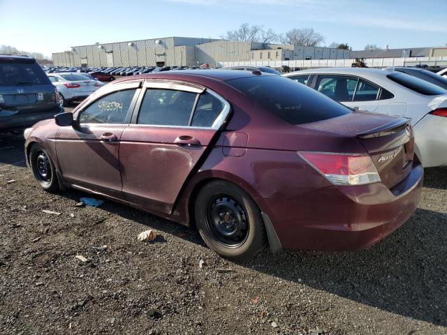 1HGCP26838A062520 - 2008 HONDA ACCORD EXL BURGUNDY photo 2