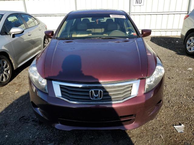 1HGCP26838A062520 - 2008 HONDA ACCORD EXL BURGUNDY photo 5