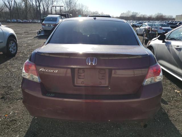 1HGCP26838A062520 - 2008 HONDA ACCORD EXL BURGUNDY photo 6