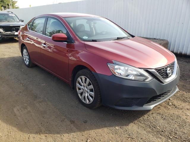 3N1AB7AP0GY267841 - 2016 NISSAN SENTRA S RED photo 4