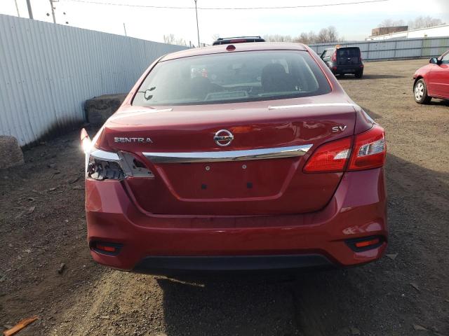 3N1AB7AP0GY267841 - 2016 NISSAN SENTRA S RED photo 6